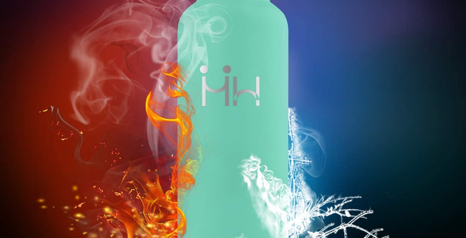 HoneyHolly borraccia termica in acciaio inoxp