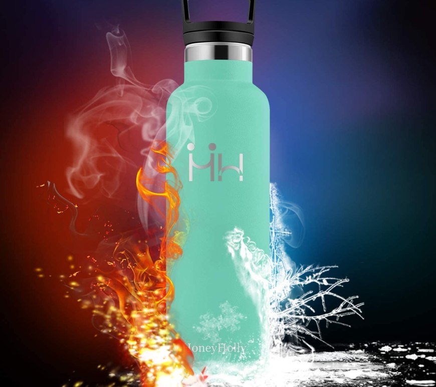 HoneyHolly borraccia termica in acciaio inoxp